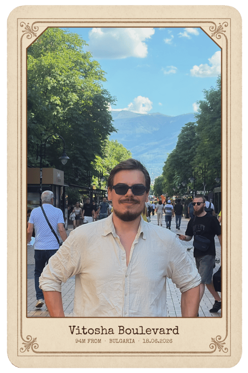 A postcard from Vitosha Boulevard
