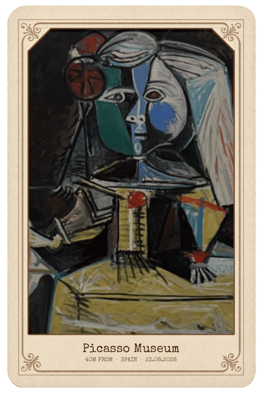 A postcard from Picasso Museum