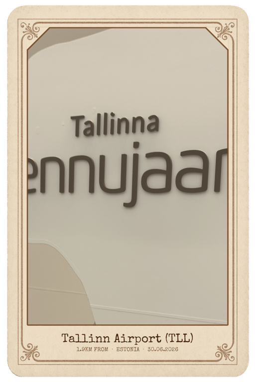 A postcard from Tallinn Airport (TLL)